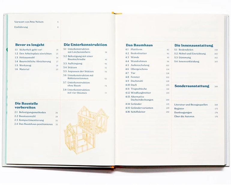 Buch Baumhausbau Inhaltsverzeichnis