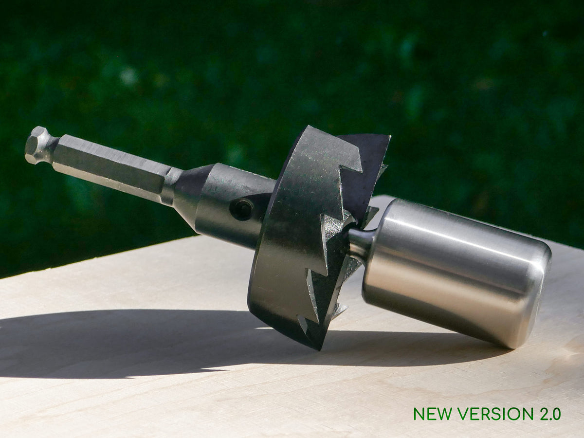 Special drill bit with stainless steel guide pin for fitting the GTS Allstar tree bolt