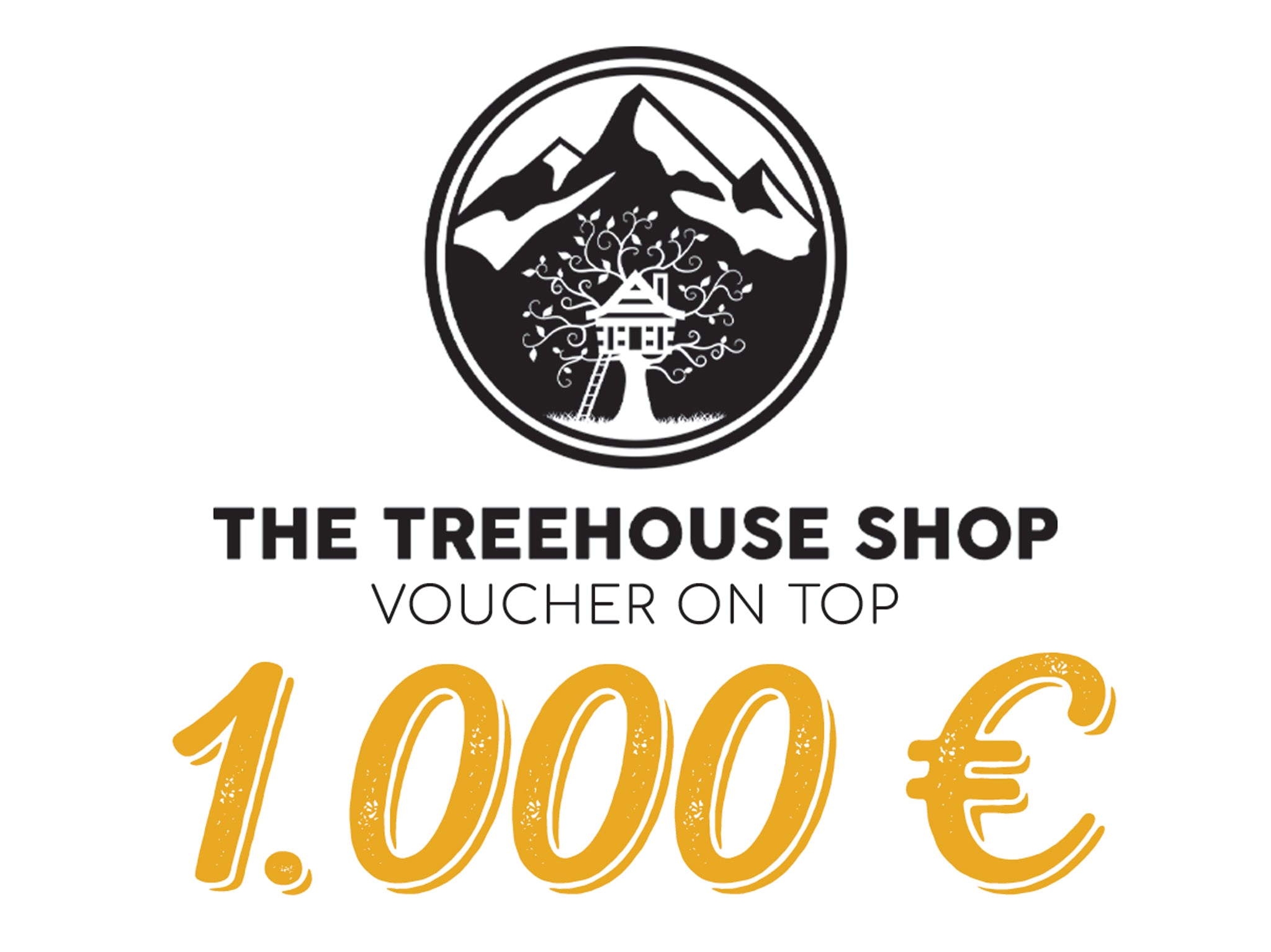 Baumhaus bauen DIY – Gutschein für TheTreehouseShop 1000 Euro Baumhaus Profi Befestigung – GTS Baumschraube (TAB, Garnierschraube, Baum Bolzen) und Zubehör, Träume werden wahr
