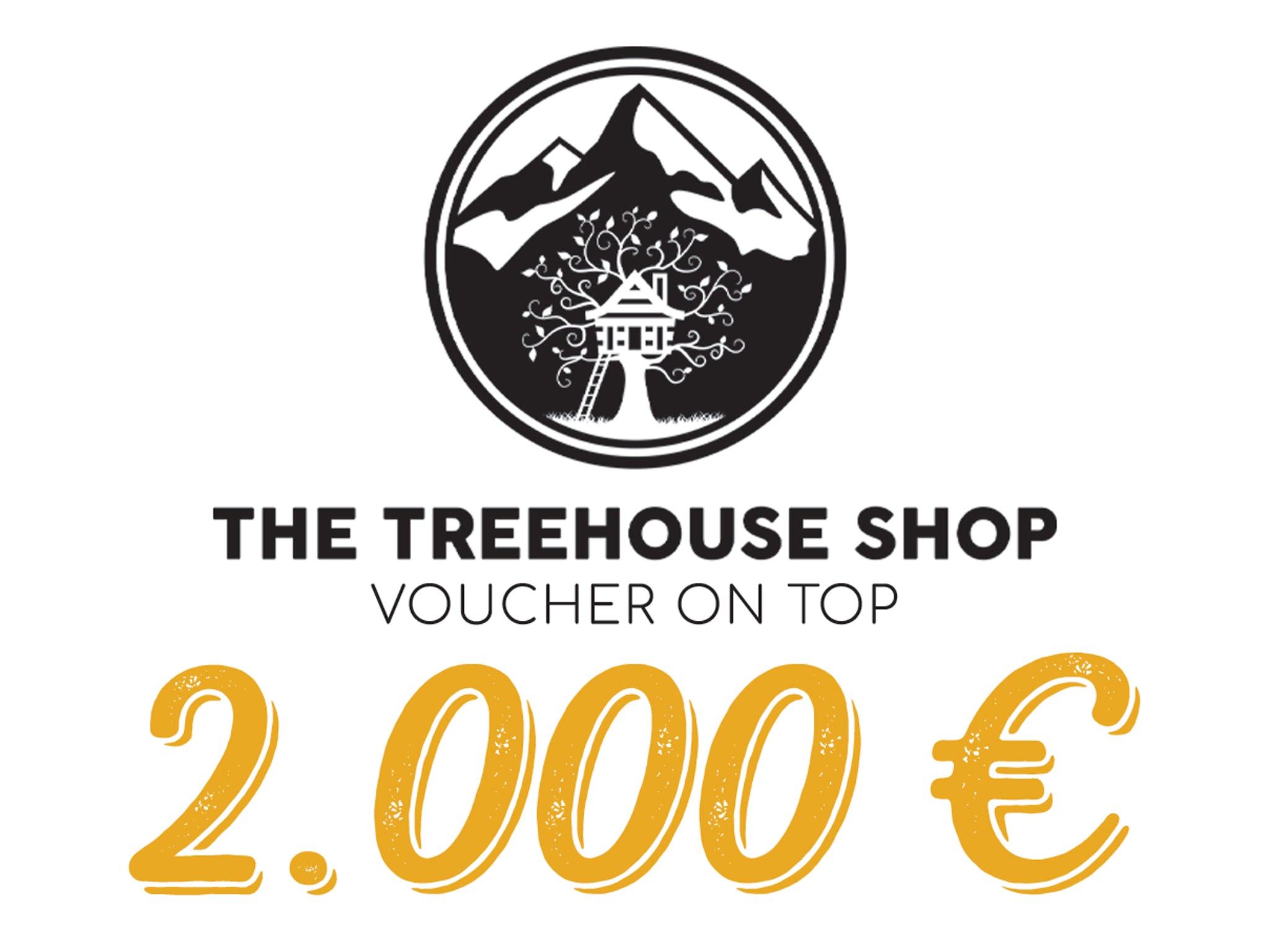 Baumhaus bauen DIY – Gutschein für TheTreehouseShop 2000 Euro Baumhaus Profi Befestigung – GTS Baumschraube (TAB, Garnierschraube, Baum Bolzen) und Zubehör, Träume werden wahr
