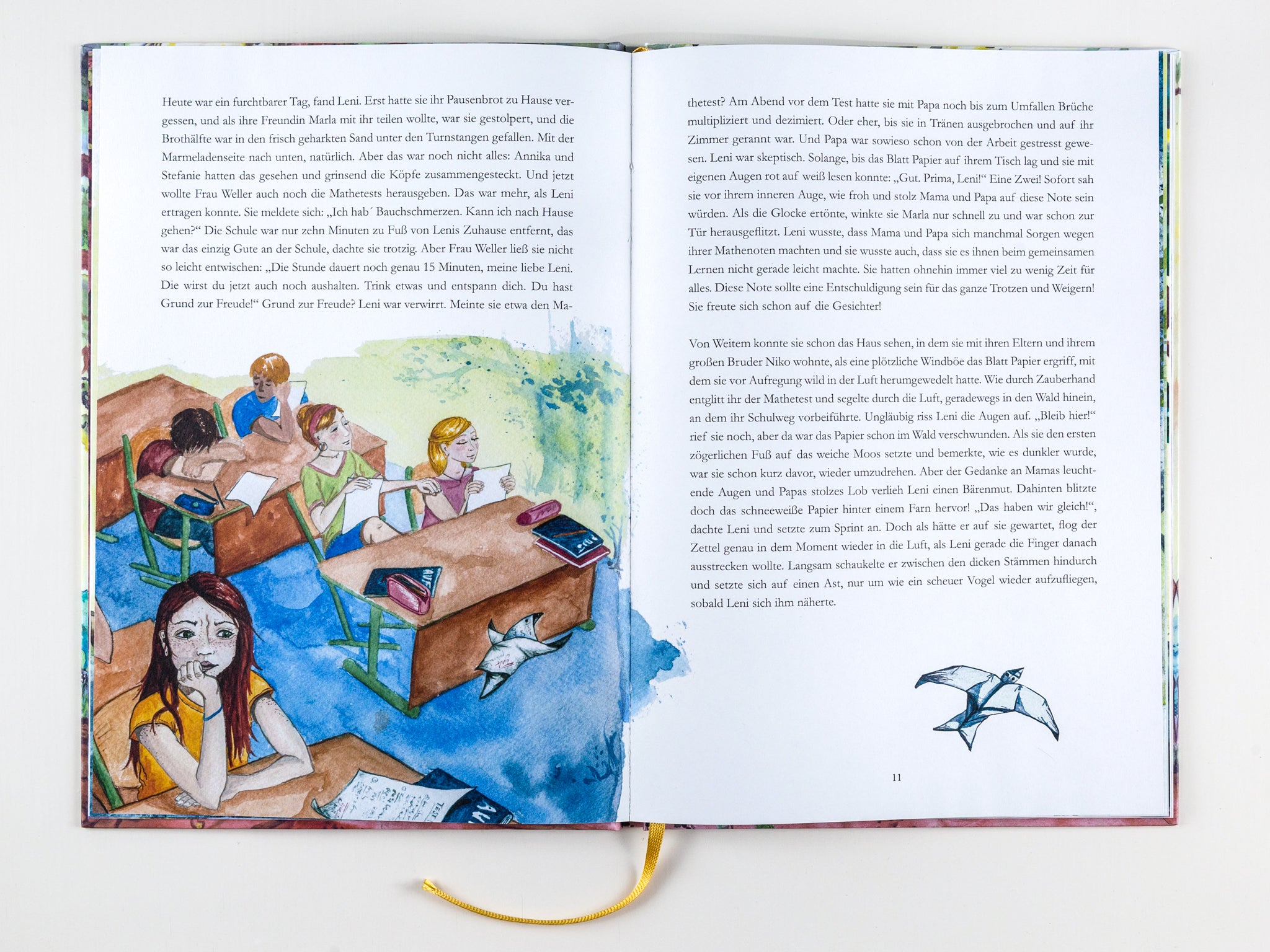 Libro illustrato in tedesco “Das Flüstern des Waldes”