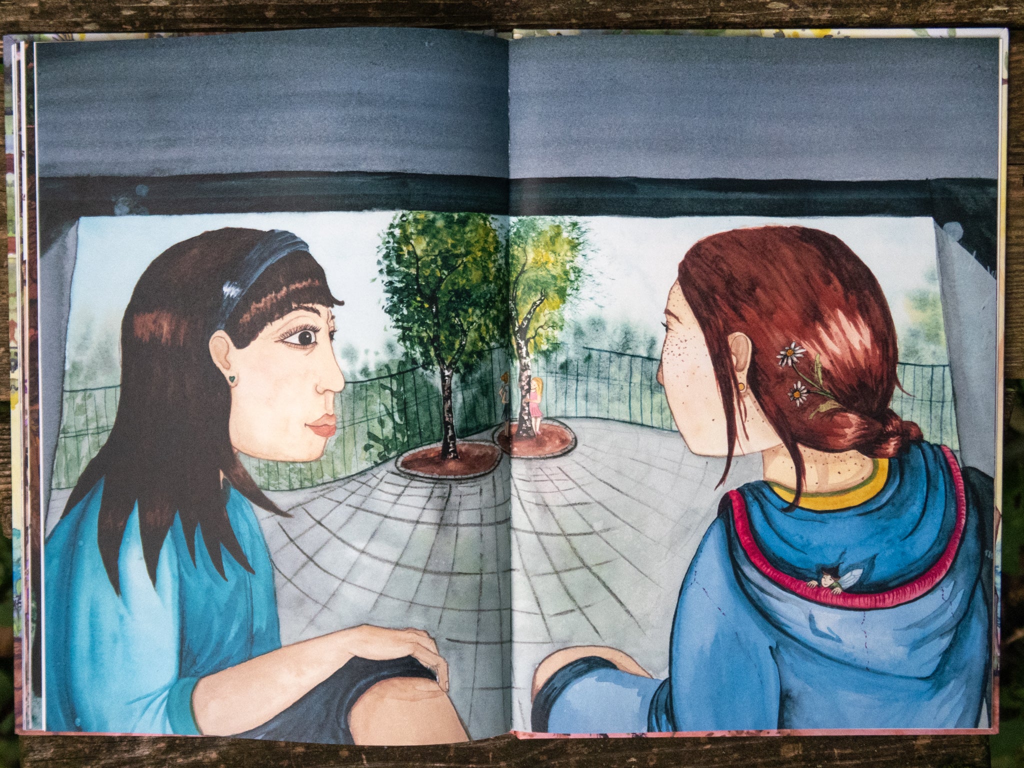 Libro illustrato in tedesco “Das Flüstern des Waldes”