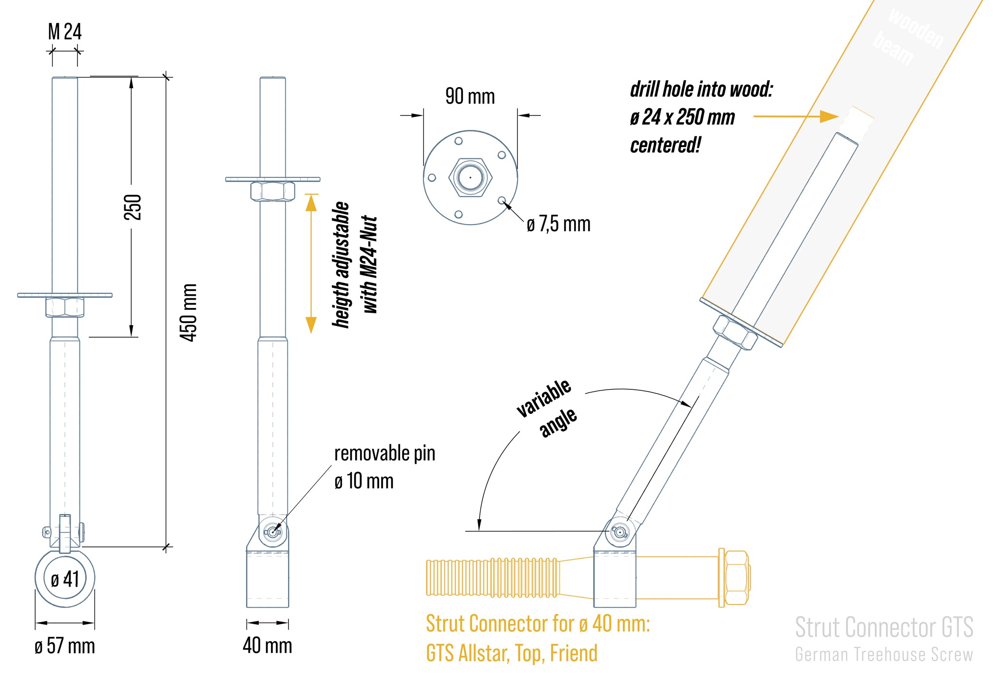 Strut-Connector GTS