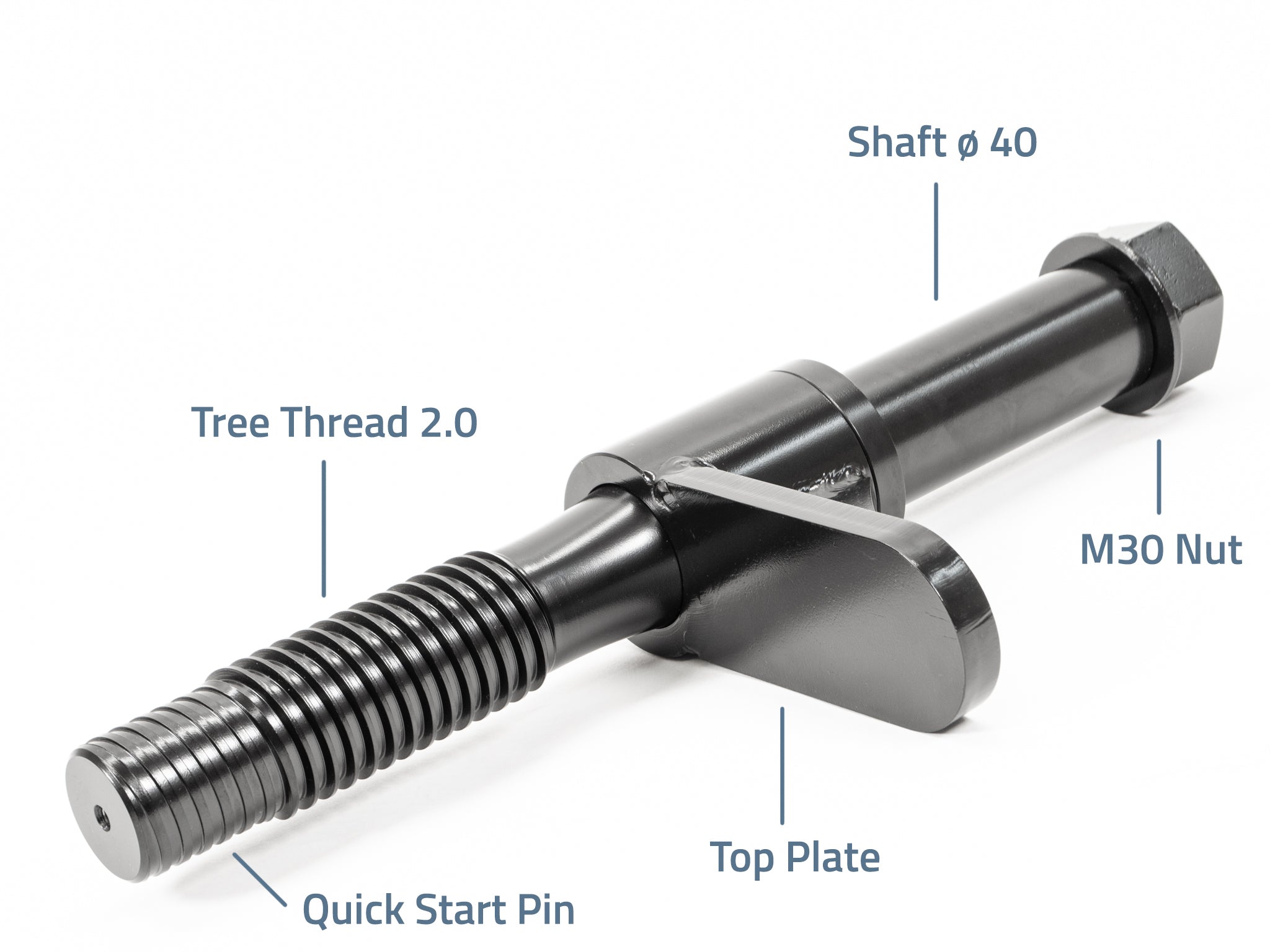 Tree Screw (aka. Treehouse Attachment Bolt TAB, Garnier Limb, Tree Fastener)