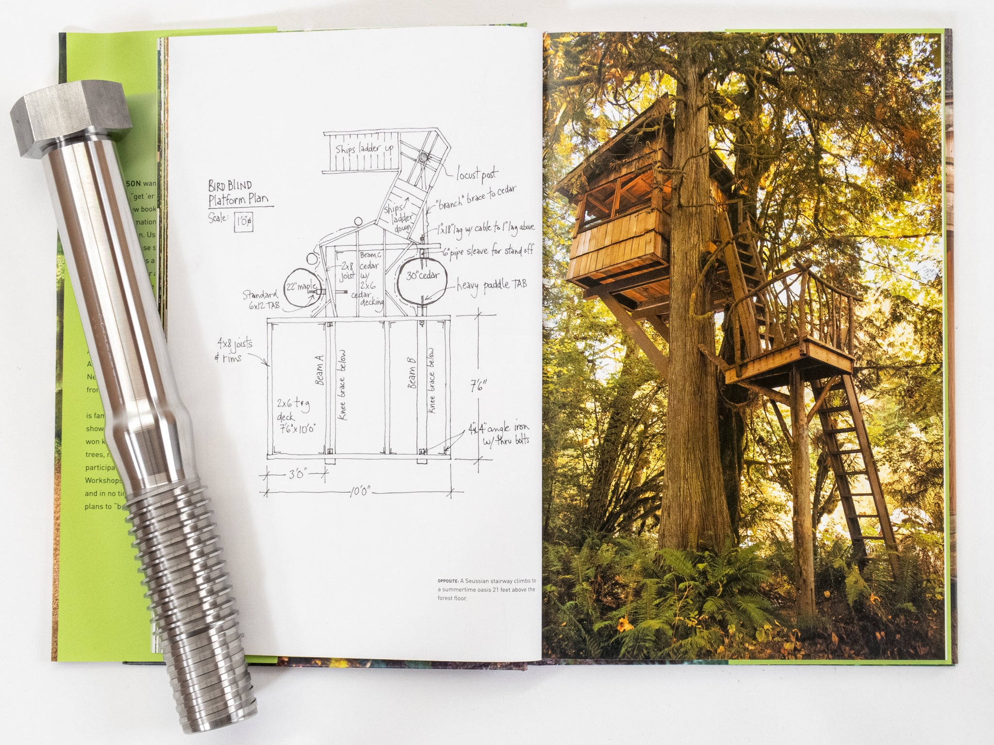 Buch Konstruktion Baumhaus Englisch