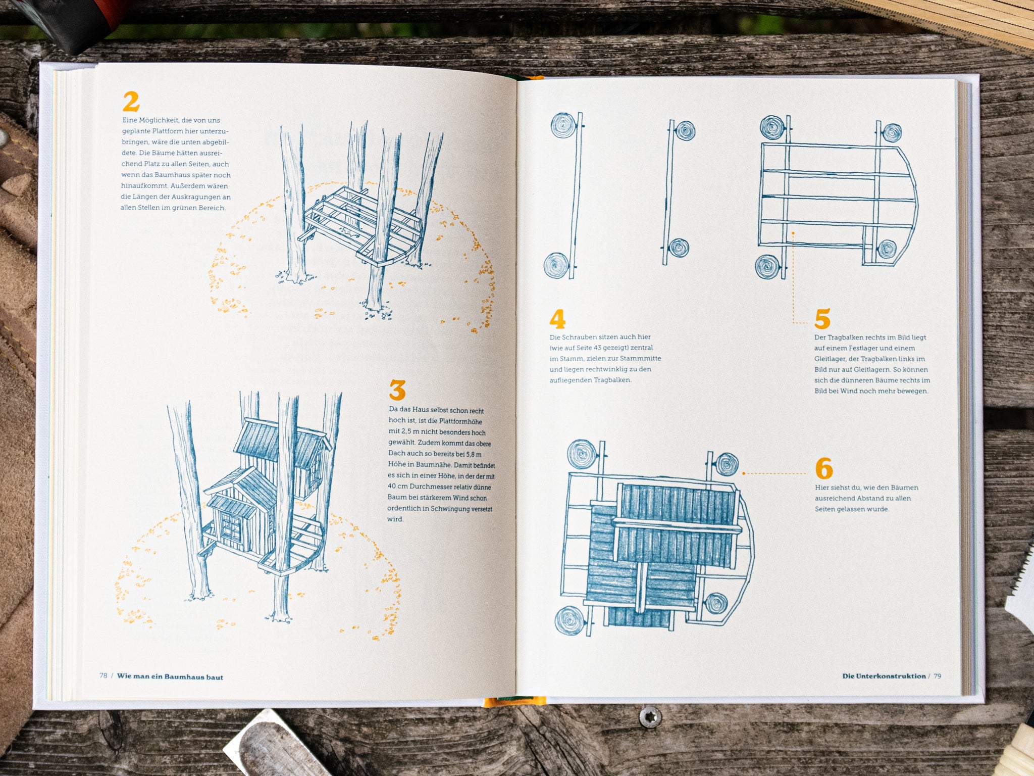 Baumhaus-Buch "Wie man ein Baumhaus baut"