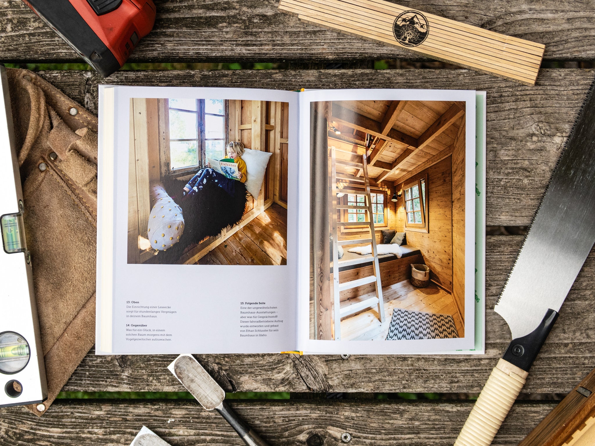 Baumhaus-Buch "Wie man ein Baumhaus baut"
