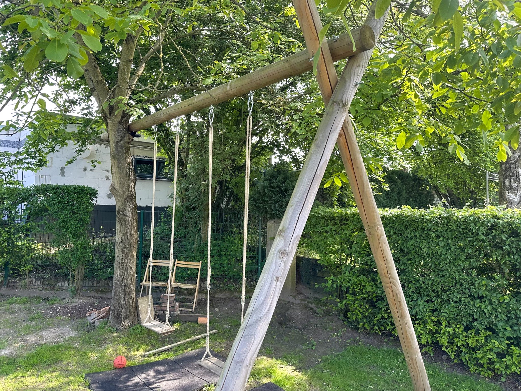 Schaukelbalken-Halterung für 1 Baum, mit GTS-Baumschraube