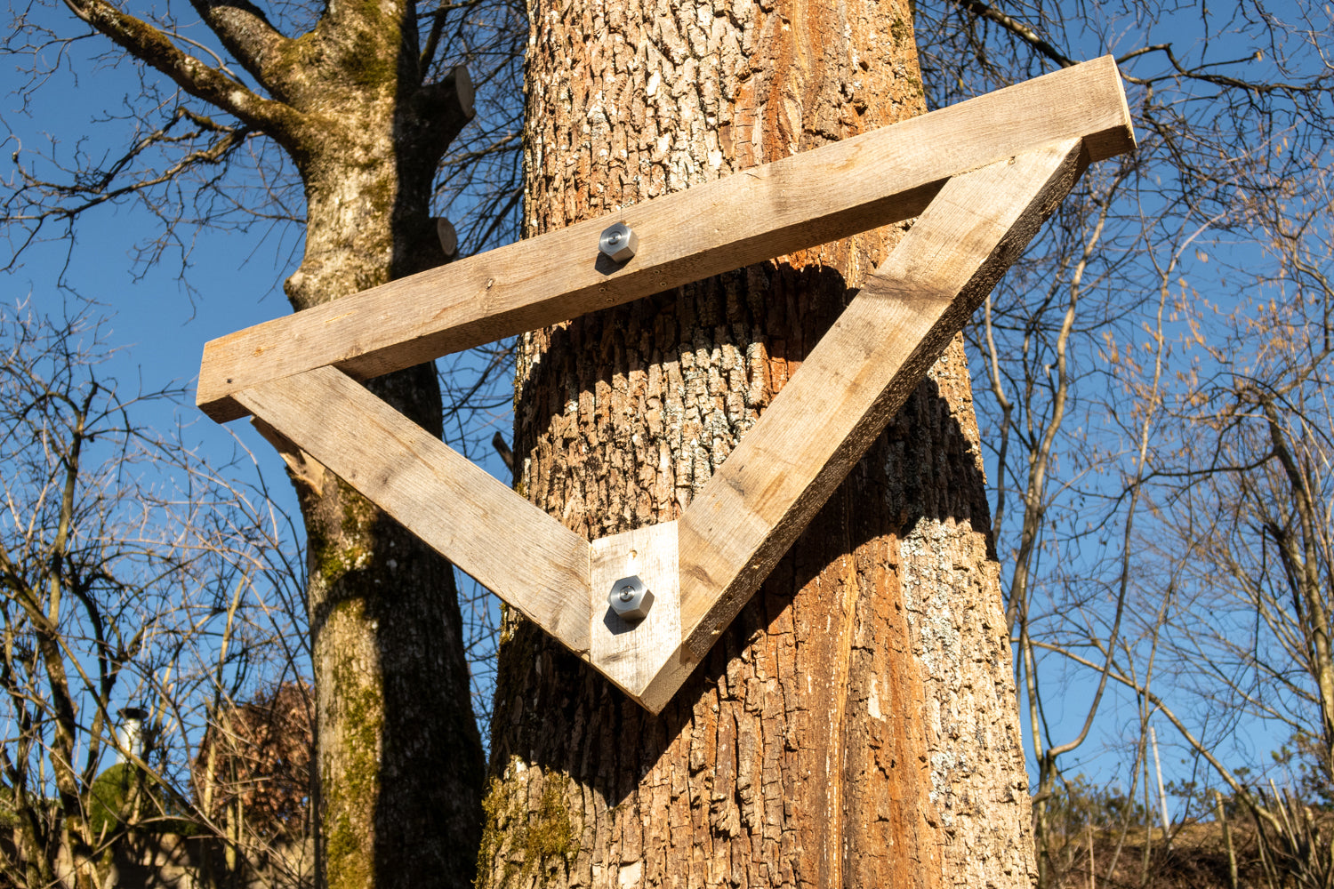 Treehouse wooden tribeam small