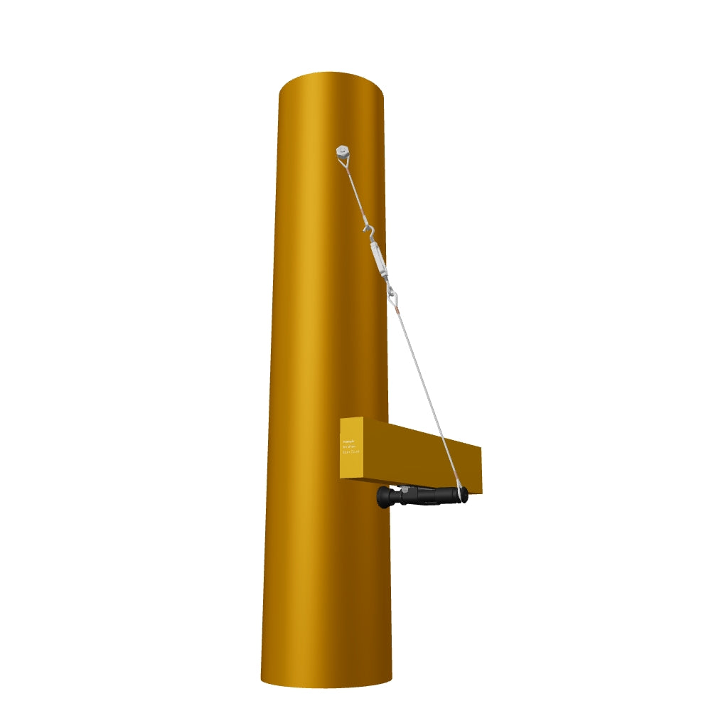 GTS+ Cable System - for German Treehouse Screw GTS - Example Tree ø 43 cm