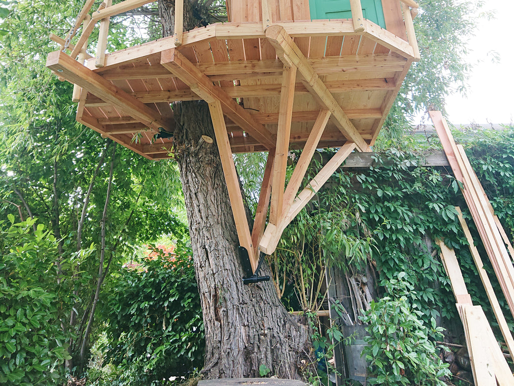Pro Treehouse Hardware Kit – Secure platform fastening to 1 or 2 trees