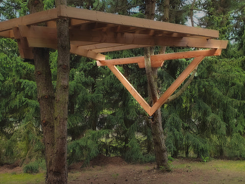 Build a treehouse platform 🌲🏡📐 Buy professional hardware & kits