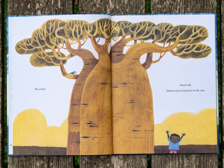 Baumhaus Buch Bilderbuch Kinder - Be A Tree!