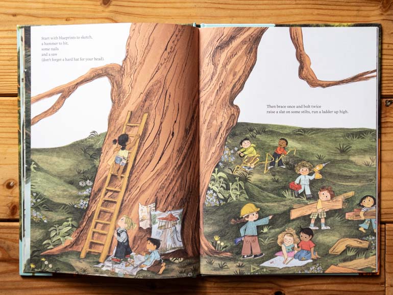 Baumhaus Kinderbuch - Everything You Need For A Treehouse - Bilderbuch